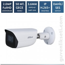 Dahua IPC-HFW3241E-AS-0360B 2mp ip Bullet Starlight Sesli Kamera Dahua IPC-HFW3241E-AS-0360B 2mp ip Bullet Starlight Sesli Kamera
